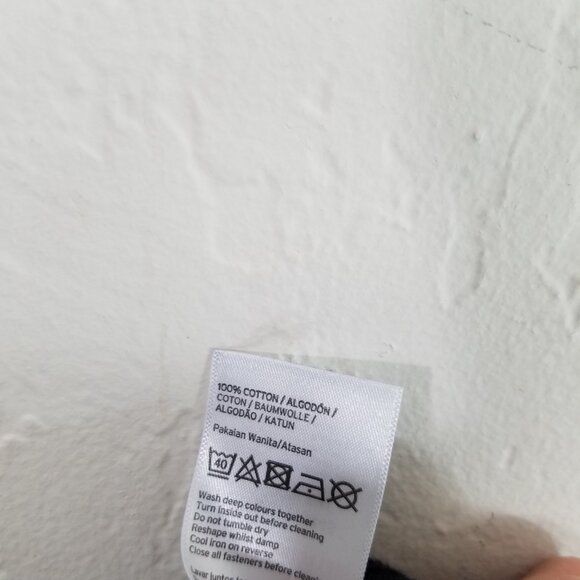 IVY PARK Cropped Sweatshirt Black Long Sleeve Top Size M - Picture 9 of 9